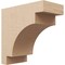 Ekena Millwork 10"W x 20"D x 20"H Classic Mediterranean Rough Cedar Woodgrain TimberThane Corbel, Primed Tan CORUR10X20X20MEDRCPR - alternate 1